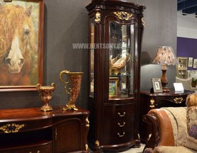 Витрина однодверная Вагнер (Классика, массив дерева) в СПб